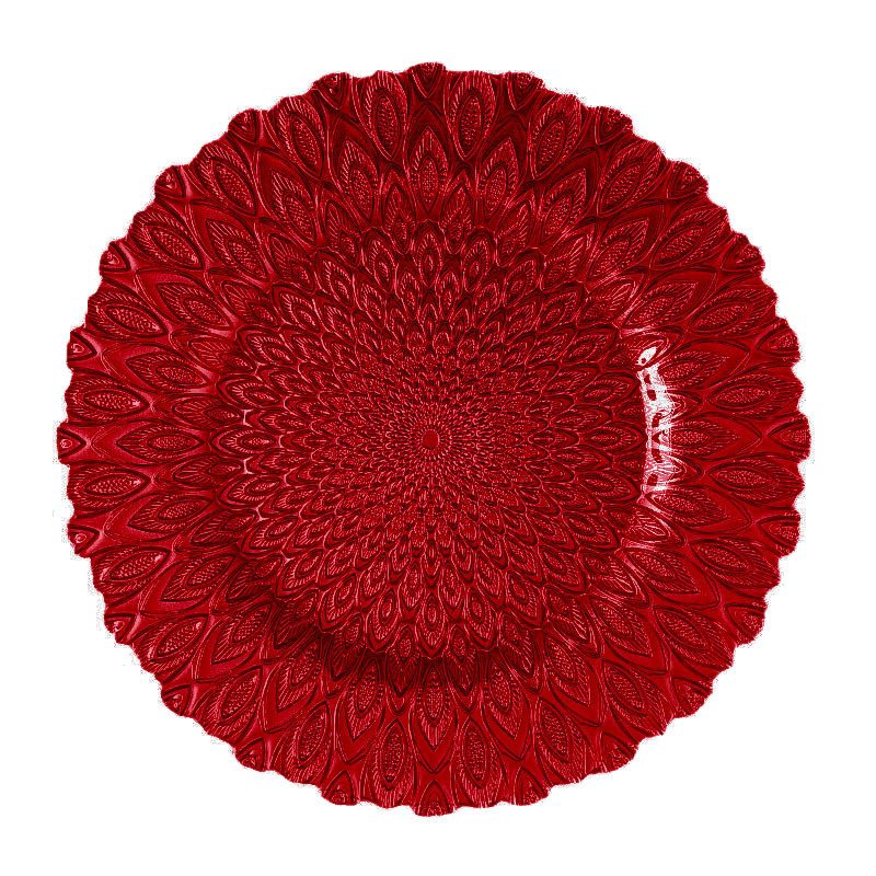 Wholesale Glass Charger Plate PZ-043 - Image 4